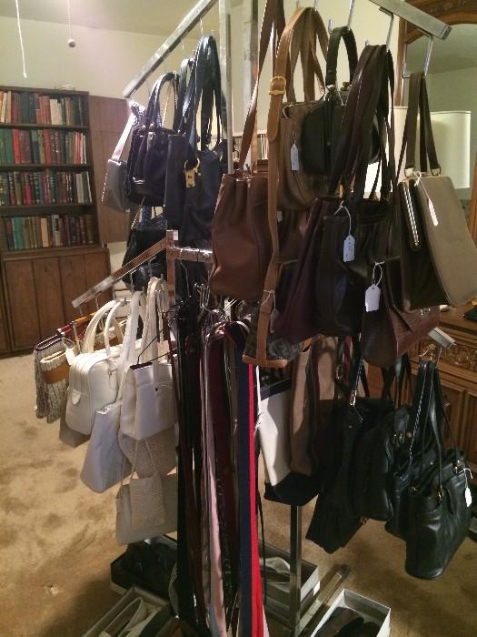 Large variety of purses