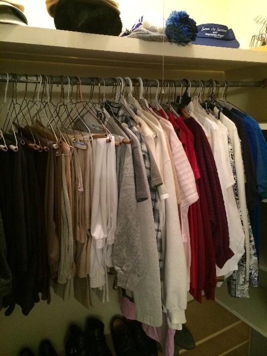 Many clothing items & shoes