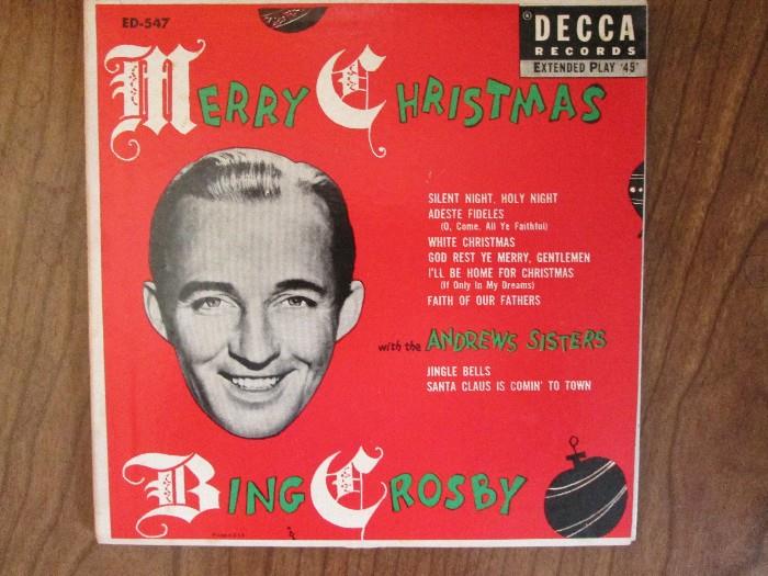 Bing Crosby 45 RPM record