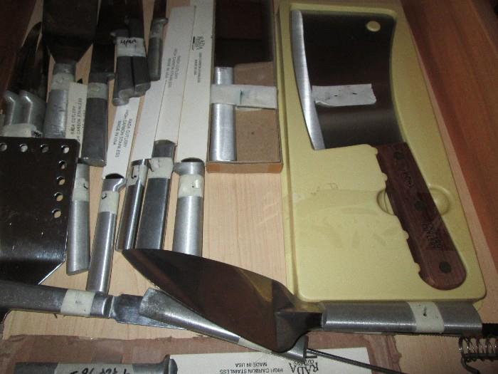 Vintage Rada knives, etc (some never used)