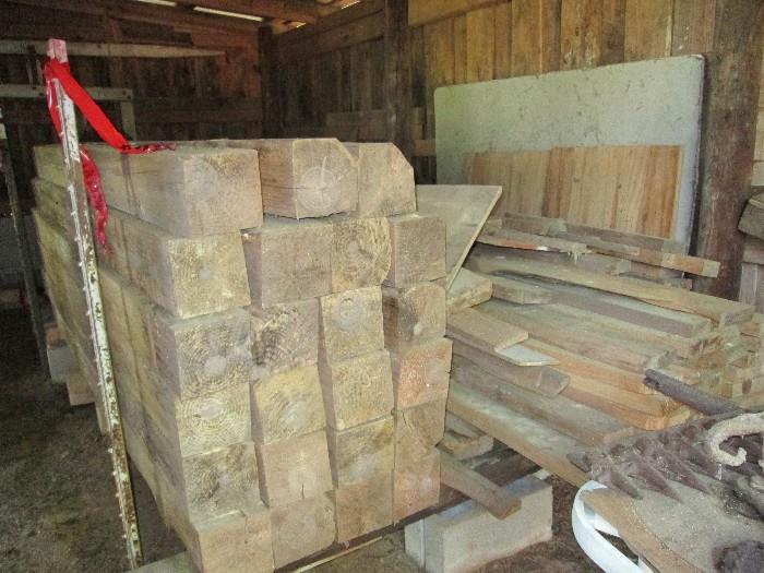 6x6x8 rough sawn timber, rough sawn boards