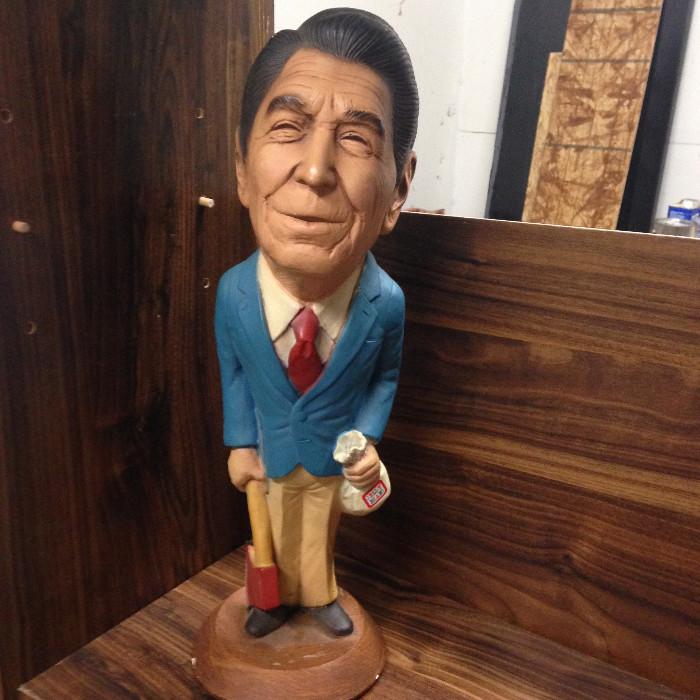 Vintage 1981 Chalkware Esco Ronald Reagan pottery figurine