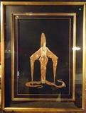 HUGE ERTE LIMITED EDITION SERIGRAPH, GOLD FOIL EMBOSSED, SIGNED ERTE