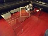 MODERN DESIGN MOULDED GLASS COFFEE TABLE