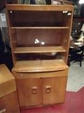 MID CENTURY HEYWOOD WAKEFIELD ENCORE BUFFET WITH HUTCH TOP