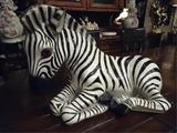 LARGE ZEBRA SCULPTURE