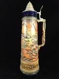 GERMAN PORCELAIN BEER STEIN