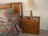 night stand, lamp