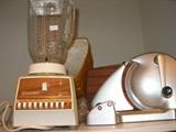 blender, meat slicer