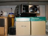 projector and slide  boxes