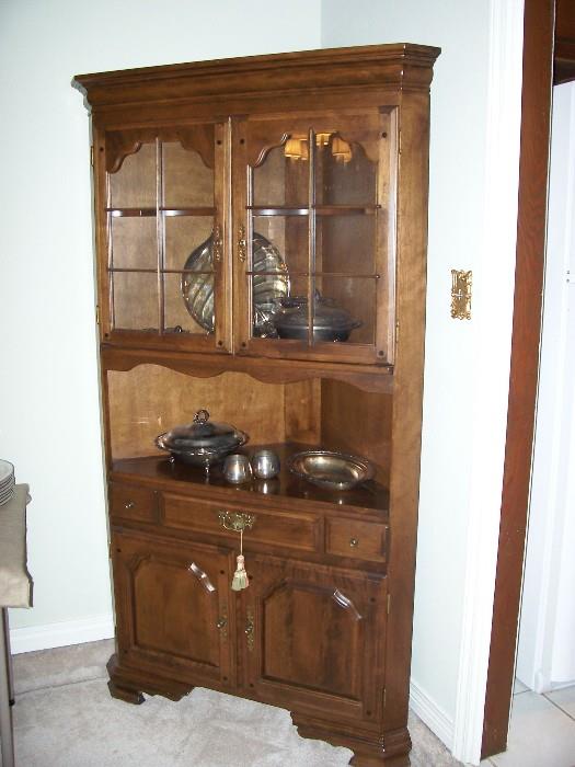 Vintage corner cabinet - a quality piece.