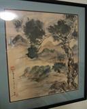 Watercolor by Takeko Cartwright, well know area artist. This painting is available for early sale for $250.