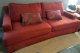 Sofa with matching loveseat.