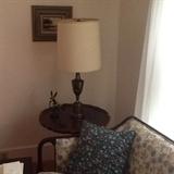 Round Table and Lamp