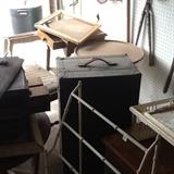 Misc. tables, cabinets some need TLC