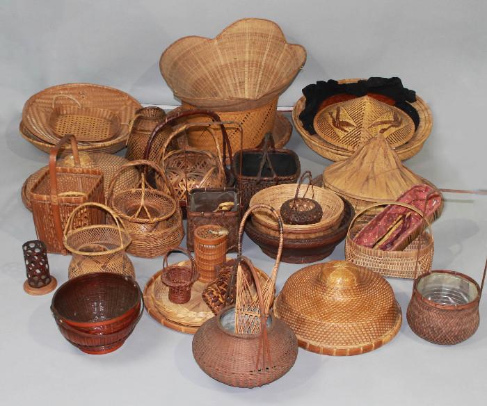 http://www.invaluable.com/auction-lot/a-vast-collection-of-mostly-japanese-rattan-and-b-1325-c-d6b408e994  Japanese Baskets