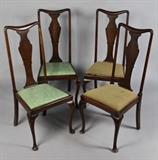 http://www.invaluable.com/auction-lot/set-of-four-queen-anne-style-mahogany-chairs-1244-c-8254199897 Set of Four Queen Anne Style Chairs