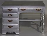 http://www.invaluable.com/auction-lot/silver-painted-traditional-style-student-s-desk-1253-c-5d4444bbbd Silver Painted Desk