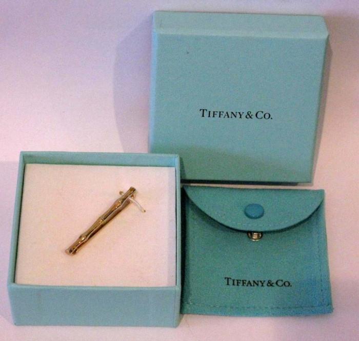 Tiffany & Co., 14k Gold Tie Bar, in exceptional condition