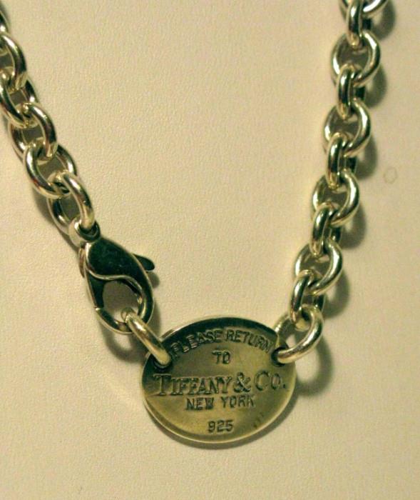Tiffany & Co. Sterling I.D. Necklace