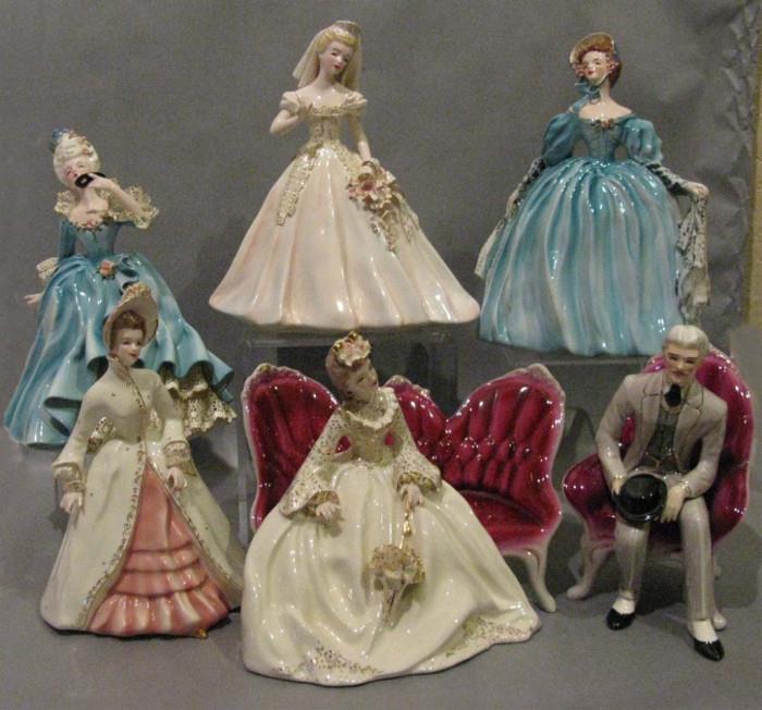 .... yes... even more Florence Ceramics figural lots
