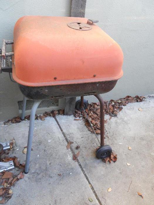 Vintage Orange BBQ perfect for your Beach House.