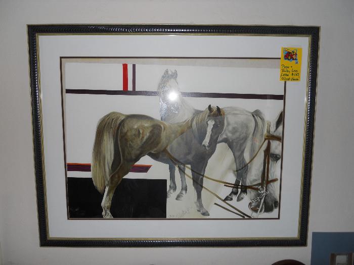 Ghost Horse Lithograph