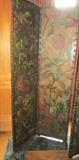 Painted Leather Screen
