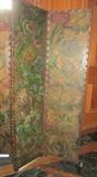 Painted Leather Screen