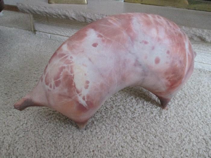 Wonderful contemporary pig sculpture
