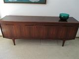 Vintage Rosewood Gustav Bahus sideboard, 80" long.