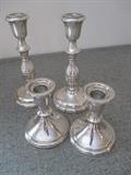 Sterling candle sticks
