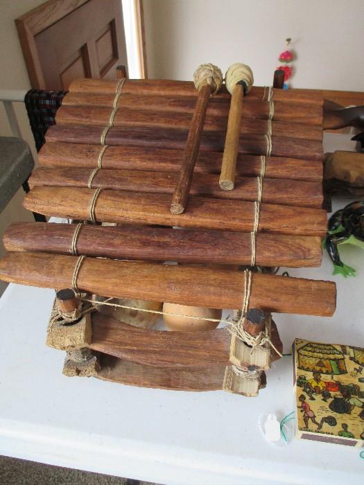 Vintage African xylophone