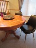 PINE TABLE AND 4 CHAIRS
