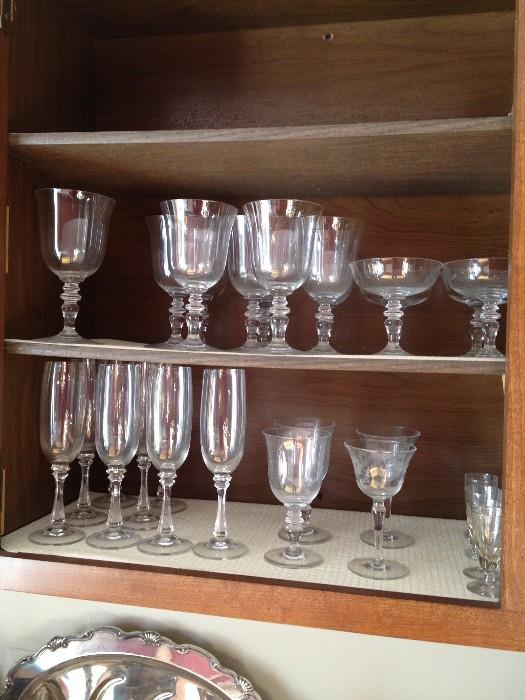 Baccarat crystal glassware