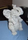 PLASTER ELEPHANT PIECE, AMONG THE COLLECTION
