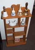WOOD CURIO WALL SHELF