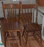 Oak Chairs to the Kitchen Table