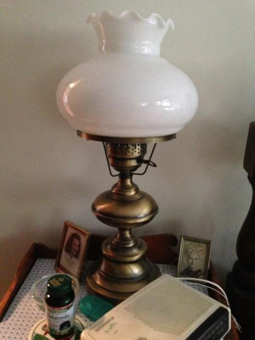 Beautiful brass lamp