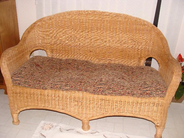Wicker sofa
