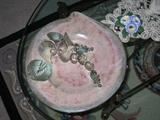 HAND MADE PLATE, MADE IN GREECE BY A 90 YEAR OLD MASTER POTTER