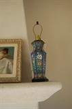 19TH CENTURY CLOISONNE PAIR OF LAMPS