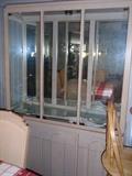light wood china cabinet