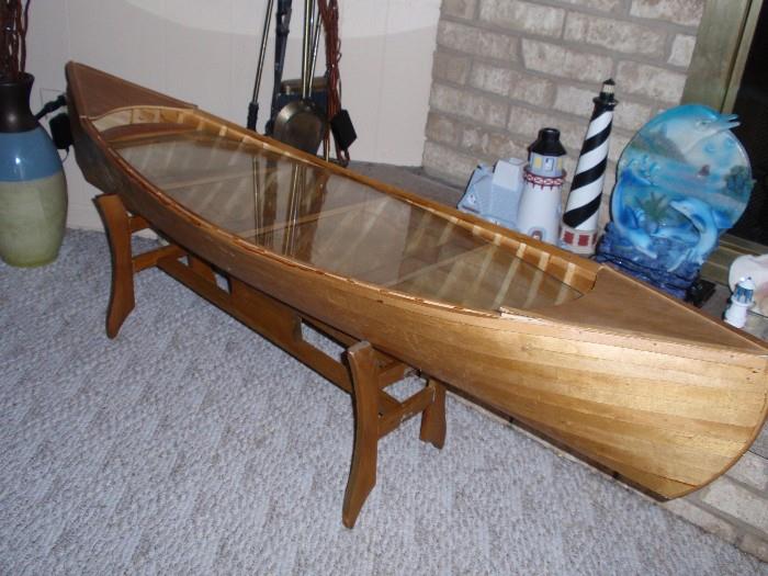 canoe coffee table