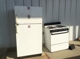 Fridge. Gas Stove