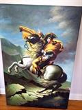 Napoleon Bonaparte Original Oil on Canvas - Signed