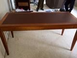 Wood Desk, inlay top, Copeland Furniture Bradford, Vermont
