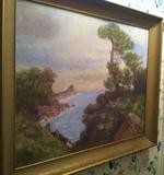 ANTIQUE OIL ON CANVAS