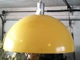 1960's PLASTIC HANGING LIGHT FIXTURE
