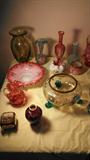 Victorian Period Glass & Porcelain